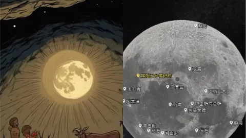 1987年新疆古月面图