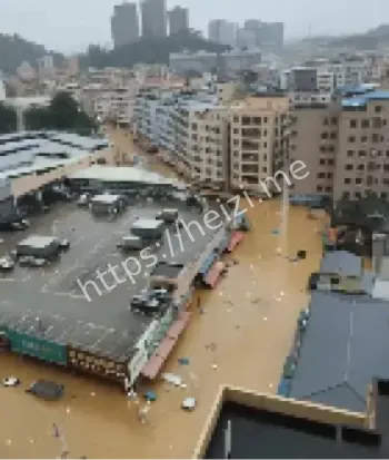东莞暴雨红色预警