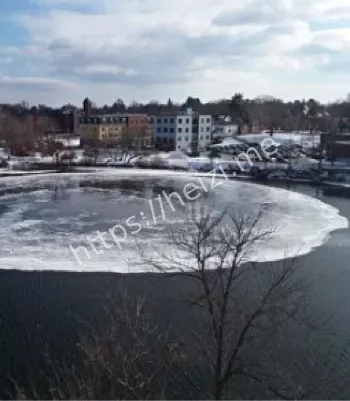 根河不冻河冰盘成因