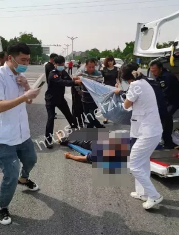 车祸现场曝光热议