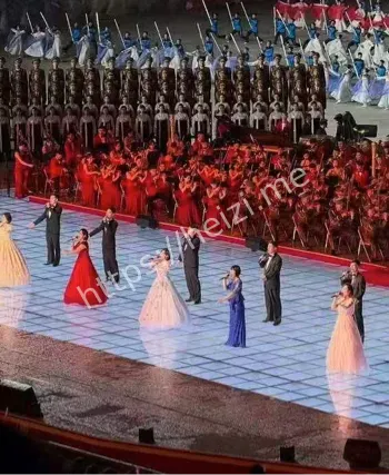 金正恩10年巨变计划平壤夜间表演