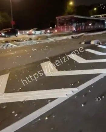 广州天河公园车祸